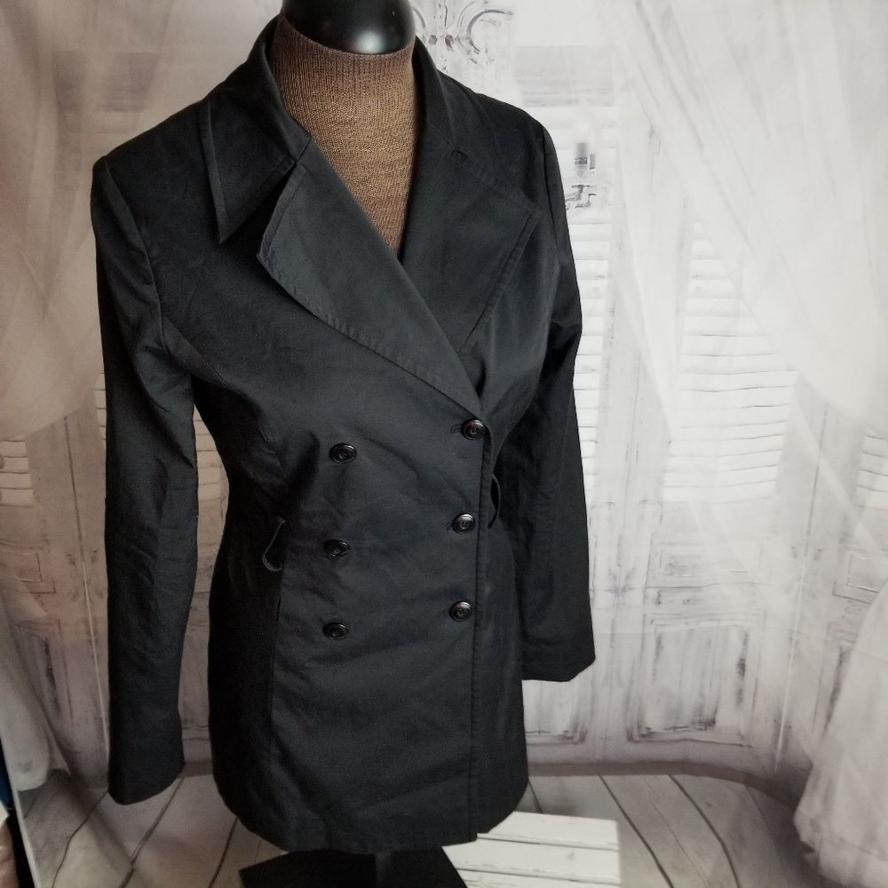 Frenchi Women S small Coat Jacket peacoat light